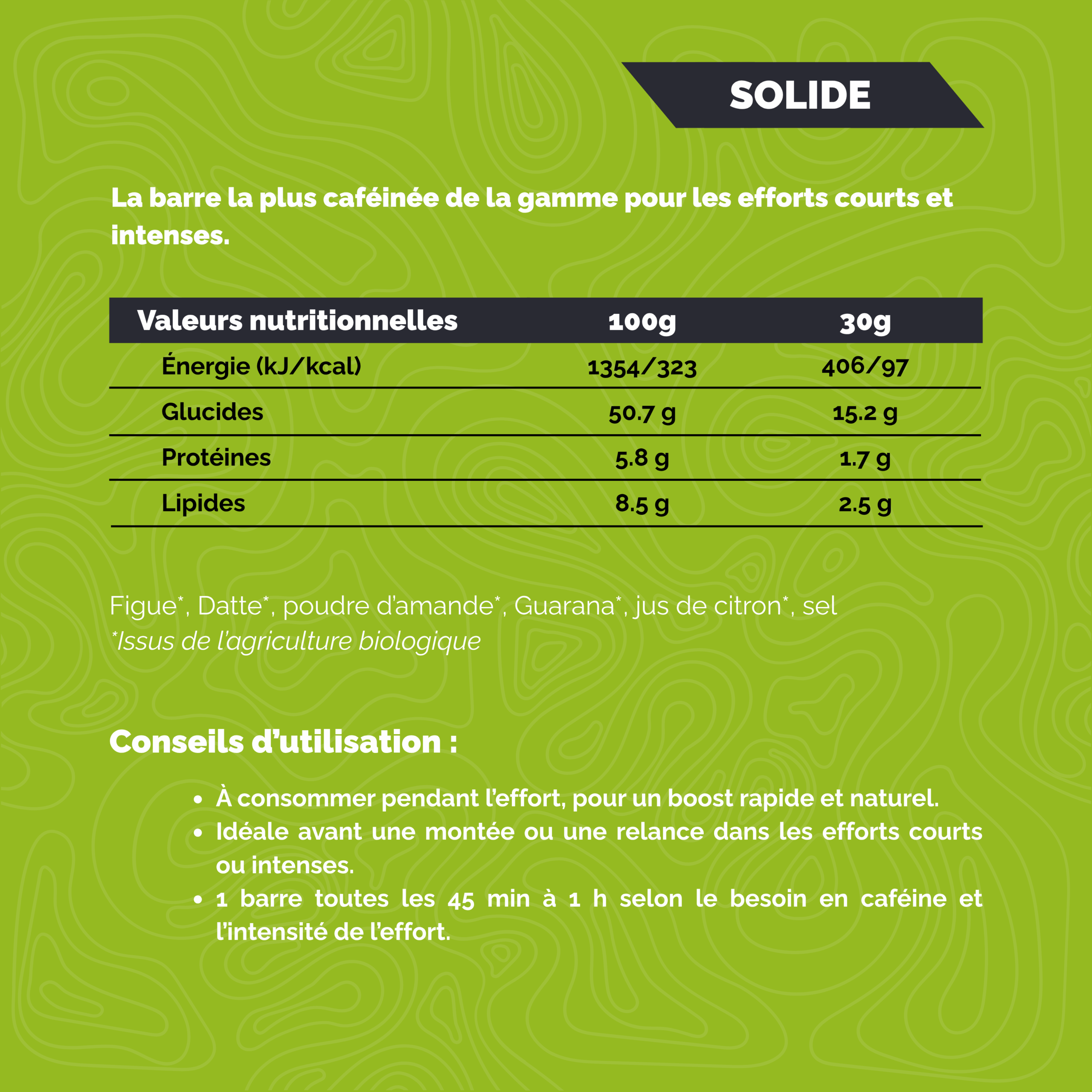 Barre énergétique Bio & artisanale Figue & Guarana – Image 2